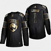 Panthers 1 Roberto Luongo Black Gold Adidas Jersey Dyin,baseball caps,new era cap wholesale,wholesale hats